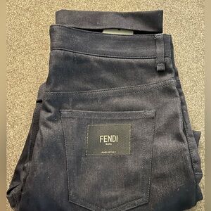 Fendi brand new dark wash jeans men’s